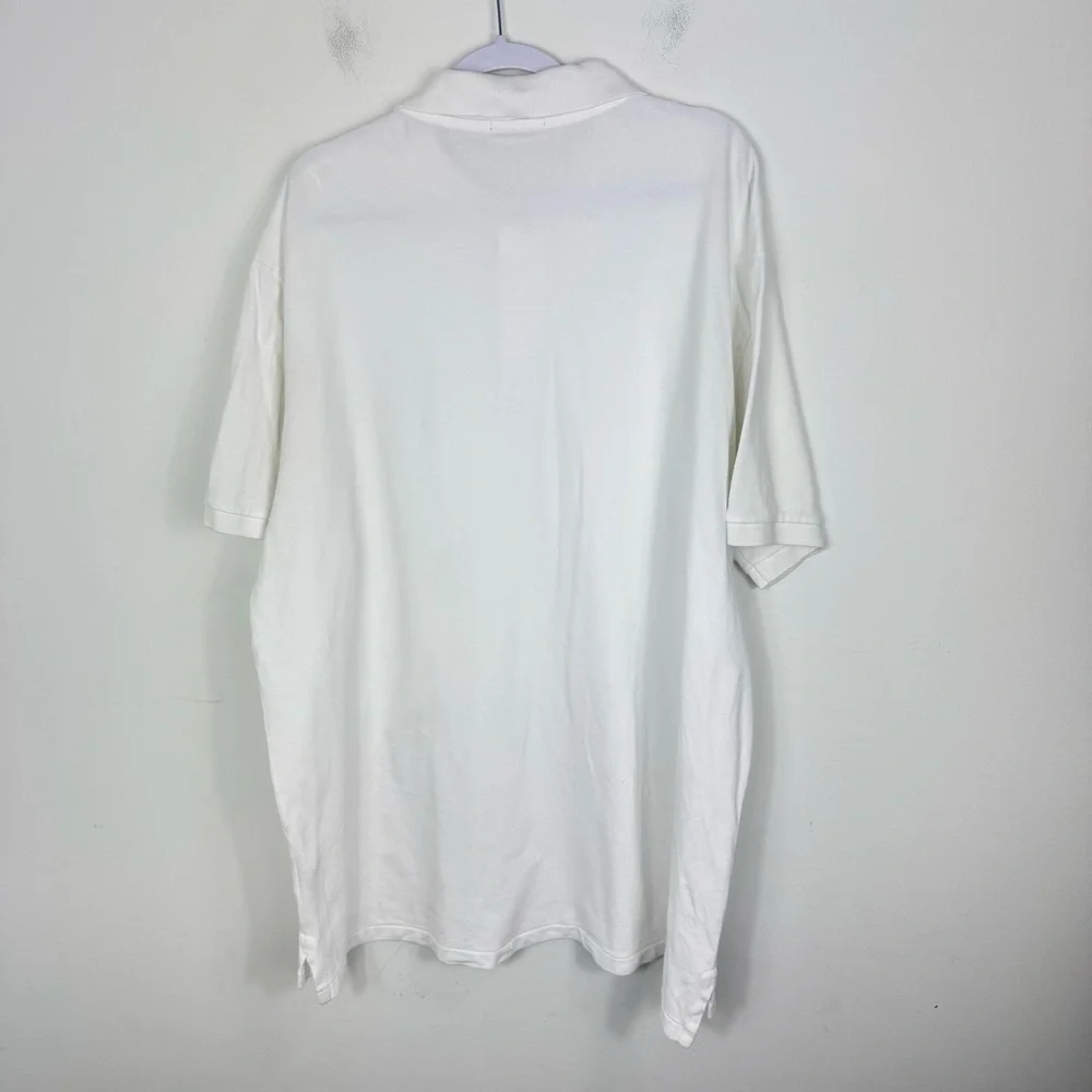 Polo Ralph Lauren White Polo Shirt with Rainbow Logo Limited Edition 3XL RARE